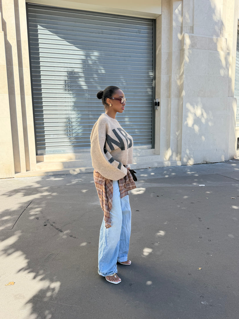 Pull beige NBIS